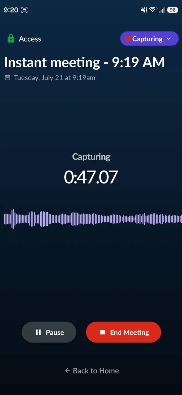 App Store screen: Capture