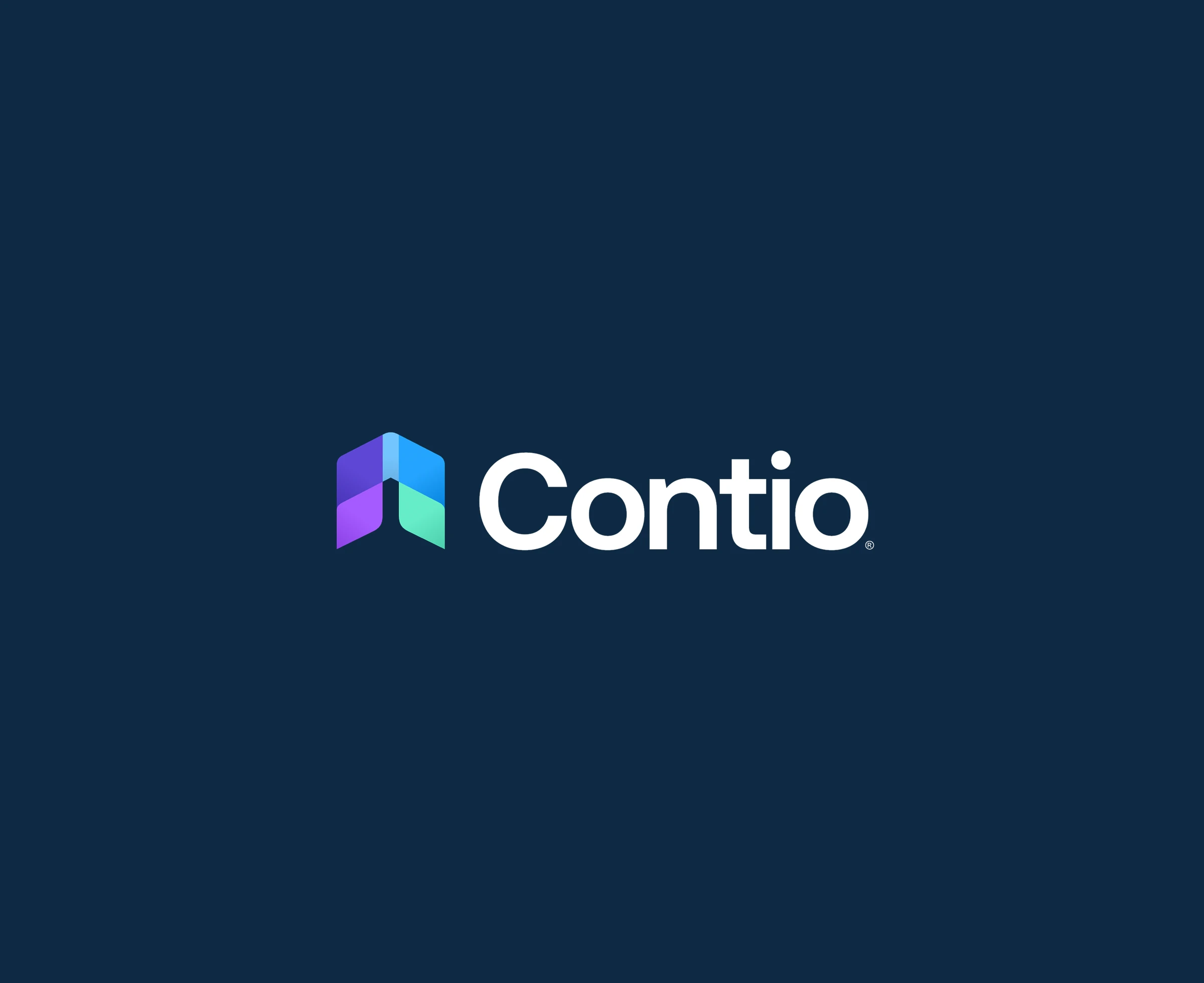 The Contio logo on Contio Blue